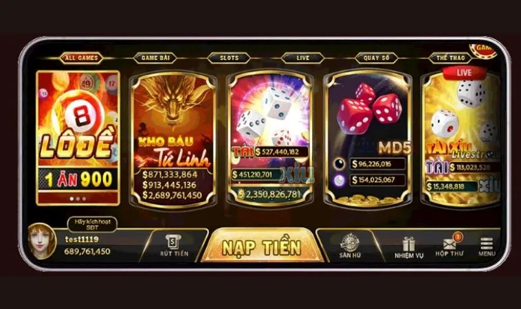 Sảnh game nhanh FB68 quy tụ nhiều thể loại game hấp dẫn