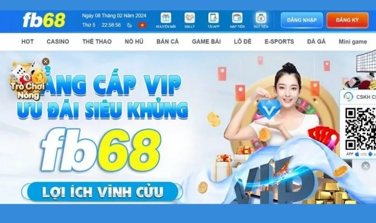 Khuyến Mãi FB68: Bí Quyết Tăng Vốn Cược Hiệu Quả Nhất 2025 2 Nhà cái FB68 cung cấp khuyến mãi tặng hội viên cực hấp dẫn